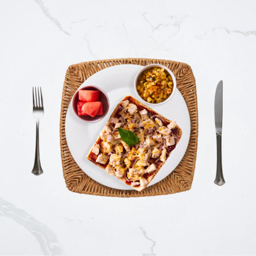 BBQ Chicken Cauliflower Crust Pizza  - Seattle Suttons Healthy Eating