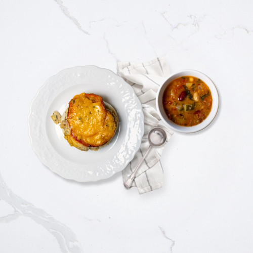 Veggie Melt with Soup - Seattle Suttons Healthy Eating