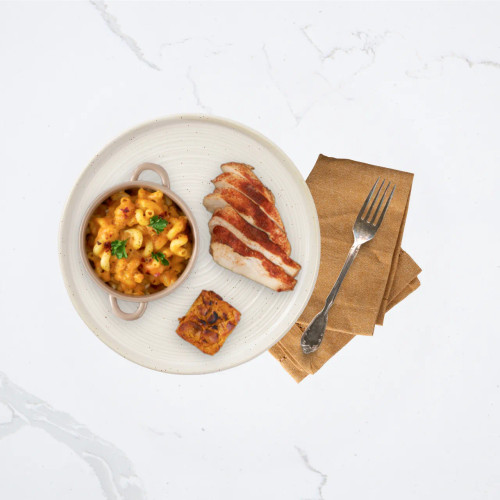 Honey Peach BBQ Chicken Macaroni & Cheese - Seattle Suttons Healthy Eating