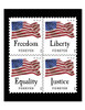 US Four Flags - Booklets of 100 stamps
