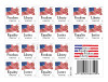 US Four Flags - Booklets of 100 stamps