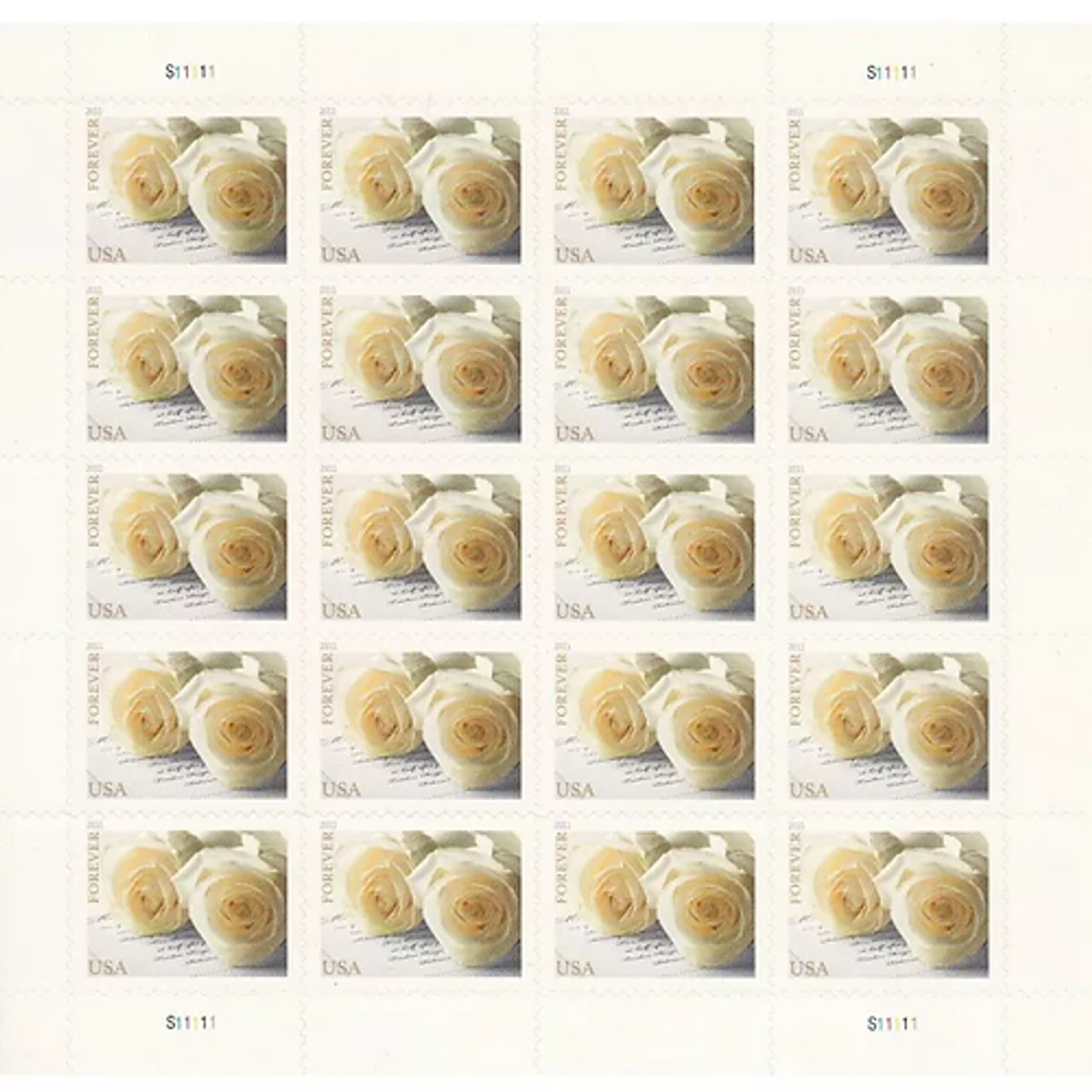 Wedding Roses 2011, Discounted Forever Stamps