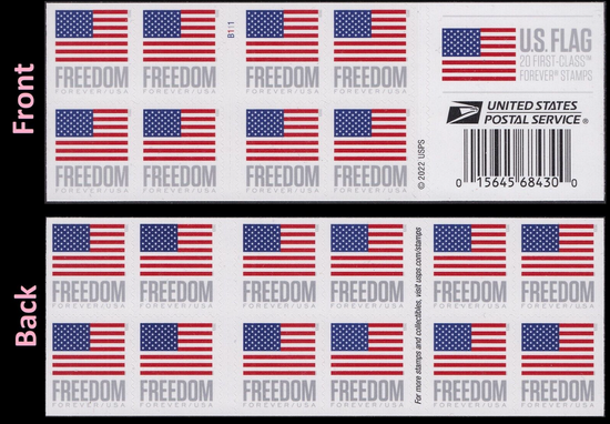 Flag 2022, Discounted Forever Stamps