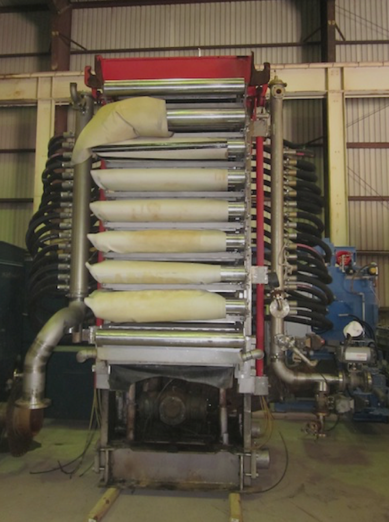 Larox vertical filter press model PF22