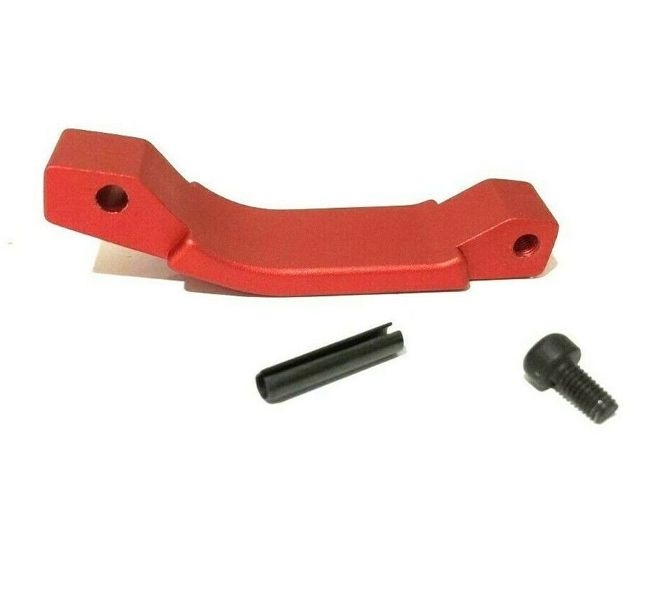 Trigger Guard Red Enhanced Trigger Guard 6061-T6 Aluminum RED color AR15 223 5.56 (R-TG ...
