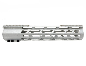 10" RAW MLOK Handguard Free Float clamp-on  (MADE IN USA) AR15 223 5.56 - Clamp on