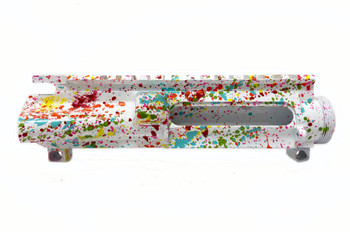 AR15 Custom Cerakote Birthday Splatter Upper Receiver