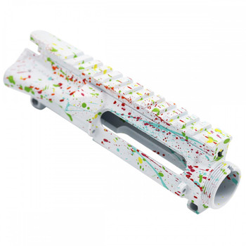 AR15 Custom Cerakote Birthday Splatter Upper Receiver