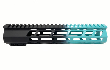 10" MLOK Handguard Gradient Cerakote color Option | (MADE IN USA - FDE OD GREEN RED PINK GOLD BLUE WHITE BURNT BRONZE