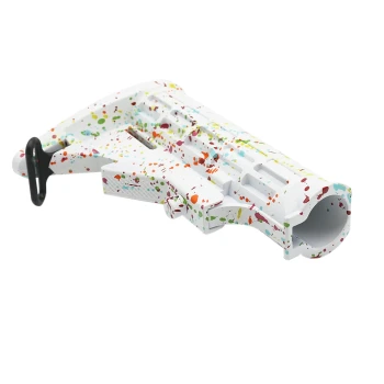AR15 Custom Cerakote Birthday Splatter M4 Buttstock