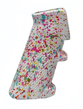 AR15 Custom Cerakote Birthday Splatter A2 Grip