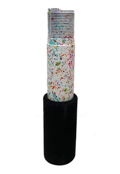 AR15 Custom Cerakote Birthday Splatter Pistol Buffer Tube