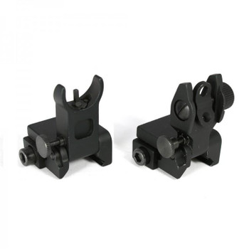 Premium Front and Rear Flip Up Iron Sight AR15 223 5.56 - Aluminum Premium Front and Rear Flip Up Iron Sight AR15 223 5.56 - Aluminum