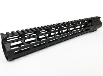LR 308 15" Super Slim M-LOK Handguard Free Float LR308 HIGH PROFILE- CLAMP-ON