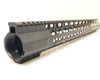 LR-308 19.25" Slim KeyMod Handguard Free Float LR308 HIGH PROFILE