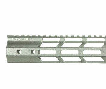 15" slim M-LOK RAW Handguard Free Float AR15 223 5 (MADE IN USA)