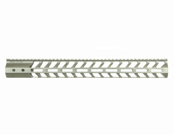 HONTAC® 17" slim M-LOK RAW Handguard Free Float AR15 223 (MADE IN USA HONTAC® 17" slim M-LOK RAW Handguard Free Float AR15 223 (MADE IN USA