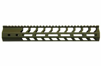 12" Slim M-LOK Handguard Free Float Cerakote OD GREEN (MADE IN USA)  AR15 223 5.56
