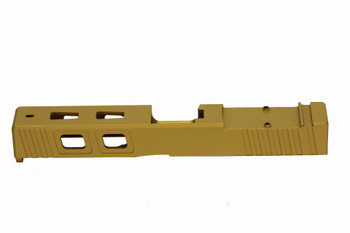 Aftermarket Slide Fits Glock 17 Gen 3 Slide 9mm RMR cut out Cerakote GOLD U.S Made Aftermarket Slide Fits Glock 17 Gen 3 Slide 9mm RMR cut out Cerakote GOLD U.S Made