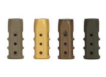 MUZZLE BRAKE STEEL AR15 1/2-28 Pitch | Cerakote color Option | (MADE IN USA) FDE OD GREEN RED PINK GOLD BLUE WHITE BURNT BRONZE GREY