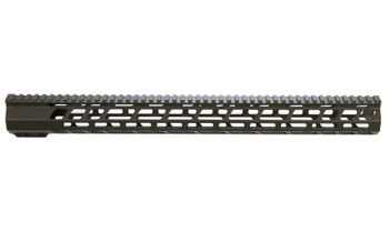 19" Mlok Handguard Free Float | Cerakote color Option | (MADE IN USA - FDE OD GREEN RED PINK GOLD BLUE WHITE BURNT BRONZE
