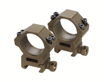 2PCS Medium Profile 25.4mm 1" Scope Rings Mount | Cerakote color Option | FDE OD GREEN RED PINK GOLD BLUE WHITE BURNT BRONZE GREY 2PCS Medium Profile 25.4mm 1" Scope Rings Mount | Cerakote color Option | FDE OD GREEN RED PINK GOLD BLUE WHITE BURNT BRONZE GREY