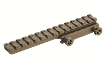 1/2" 14 Slot Riser Rifle Scope Mount Flat Top | Cerakote color Option | FDE OD GREEN RED PINK GOLD BLUE WHITE BURNT BRONZE