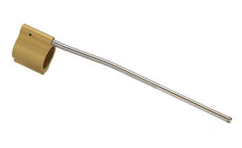 Gas tube - Pistol Length Gas Tube Stainless +.75" Gas Block Assembled AR15 | Cerakote color Option | FDE OD GREEN RED PINK GOLD BLUE WHITE BURNT BRONZE