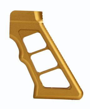 AR-15 Skeletonized Aluminum Pistol Grip | Cerakote color Option | FDE OD GREEN RED PINK GOLD BLUE WHITE BURNT BRONZE