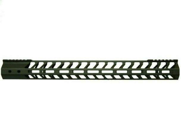 HONTAC® LR-308 19" Slim M-LOK Handguard Partial-Top-Cut LR308 HIGH PROFILE (MADE IN USA)