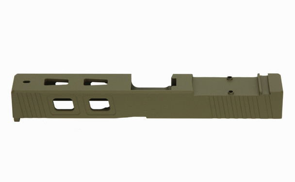 Aftermarket Slide Fits Glock 17 Gen 3 Slide 9mm RMR cut out Cerakote  FDE FLat Dark Earth U.S Made