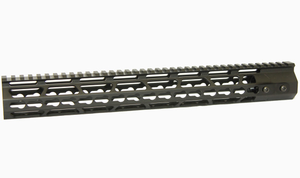 15" Slim Keymod Handguard One Piece Free Float AR15 223 (MADE IN USA)