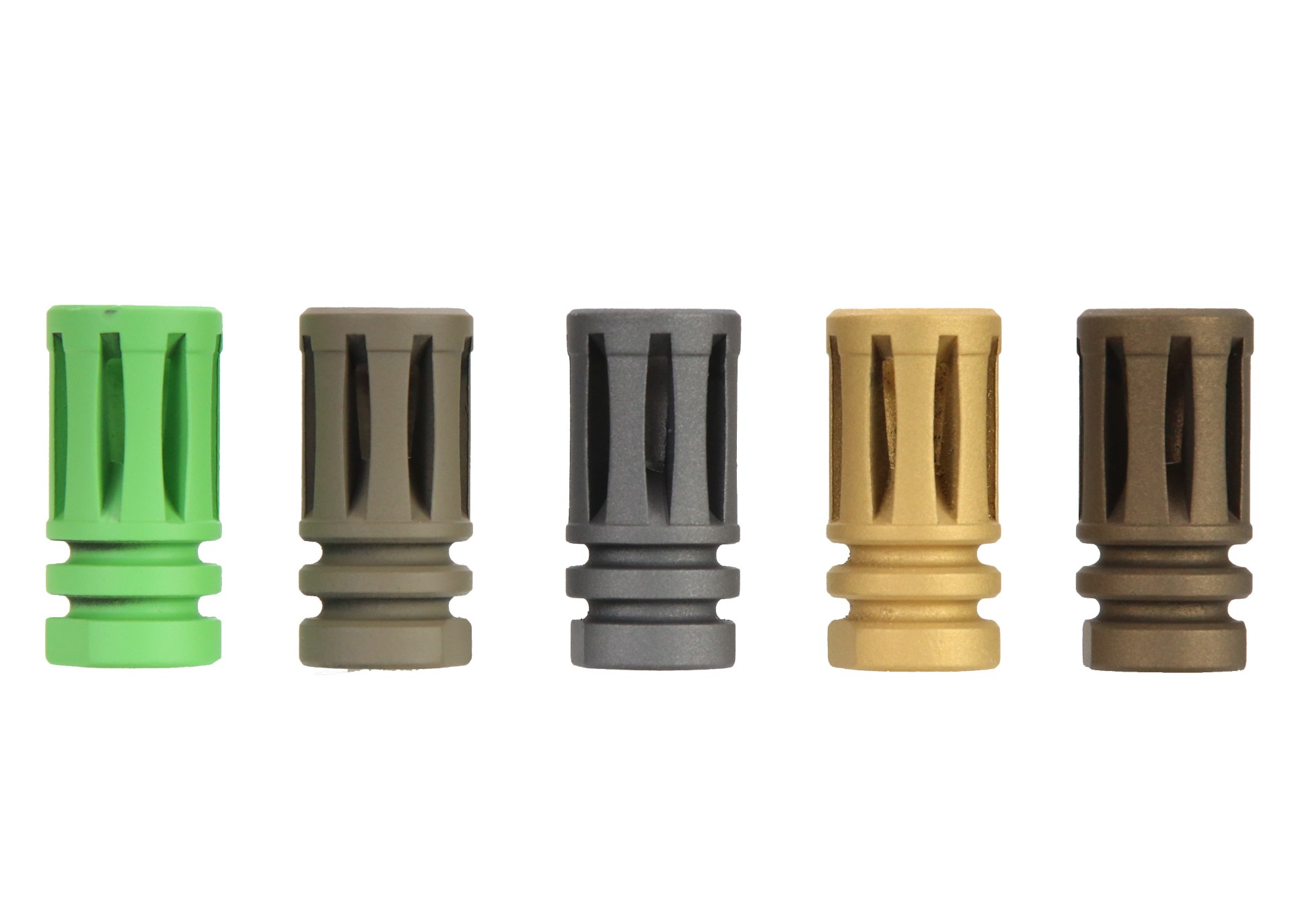 Compact STEEL Bird cage AR15 1/2-28 Pitch Flash Hider | Cerakote
