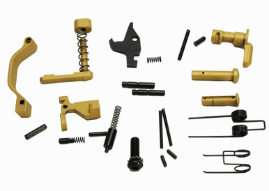 AR15 Lower Parts Kit CERAKOTE COLOR OPTION FDE OD GREEN RED PINK GOLD ...