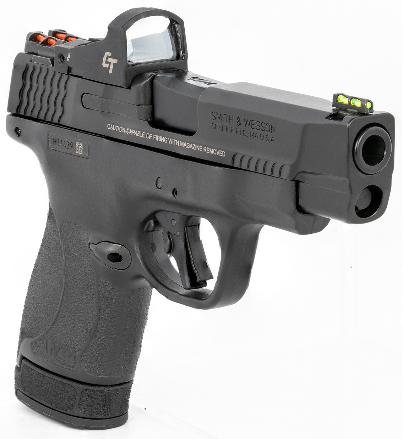 Smith And Wesson Shield Plus Performance Center Includes Crimson Trace Red Dot Striker Fired