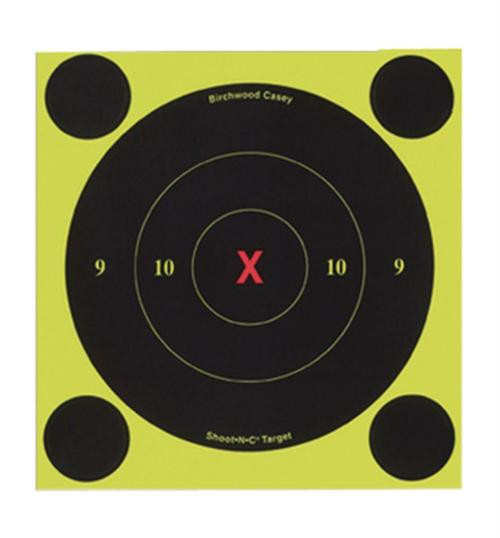 Birchwood Casey Shoot-N-C 6-Inchrd X-Bullseye Targets 60 Per Package ...