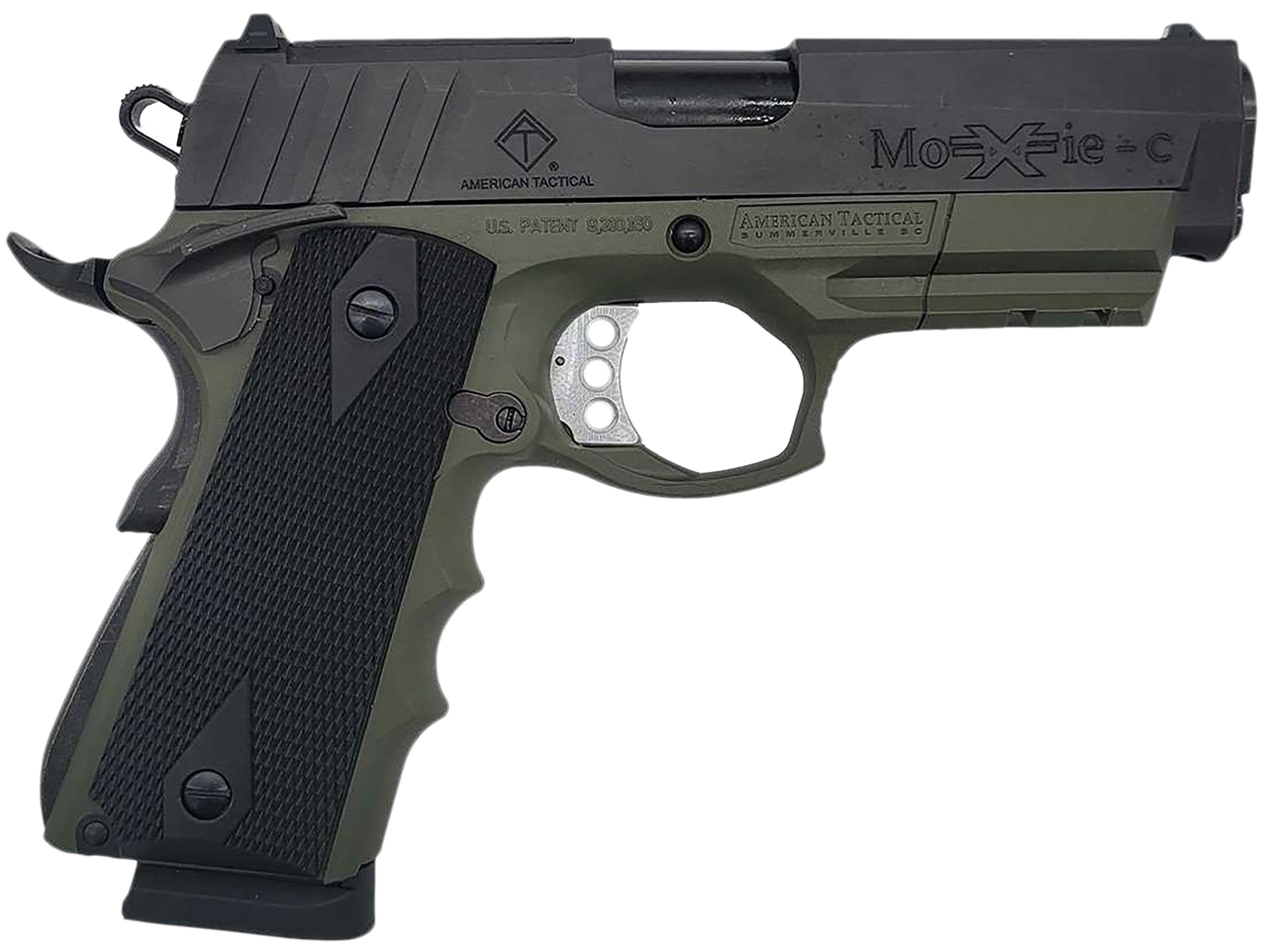 ATI FXH Moxie 45 ACP, 4.25" Barrel, Battlefield Green Frame, 8rd