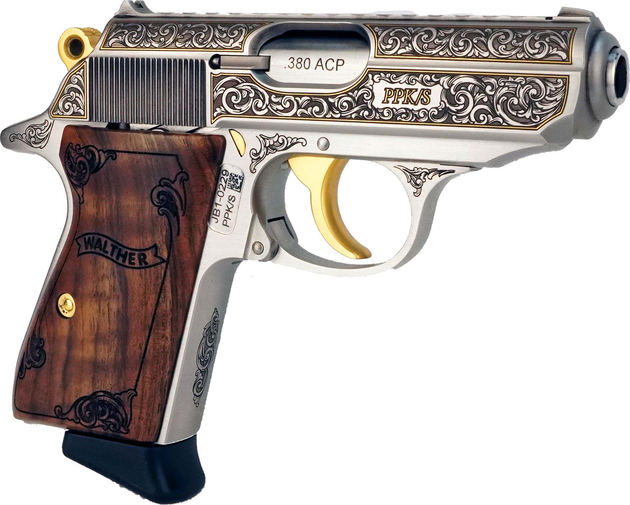 Walther PPK/S Exquisite 380 ACP, 3.3