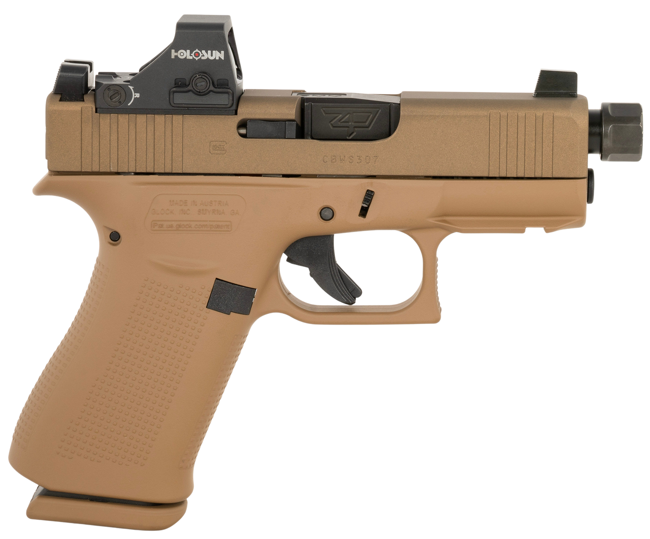Glock 43X MOS 9mm Luger 3.41