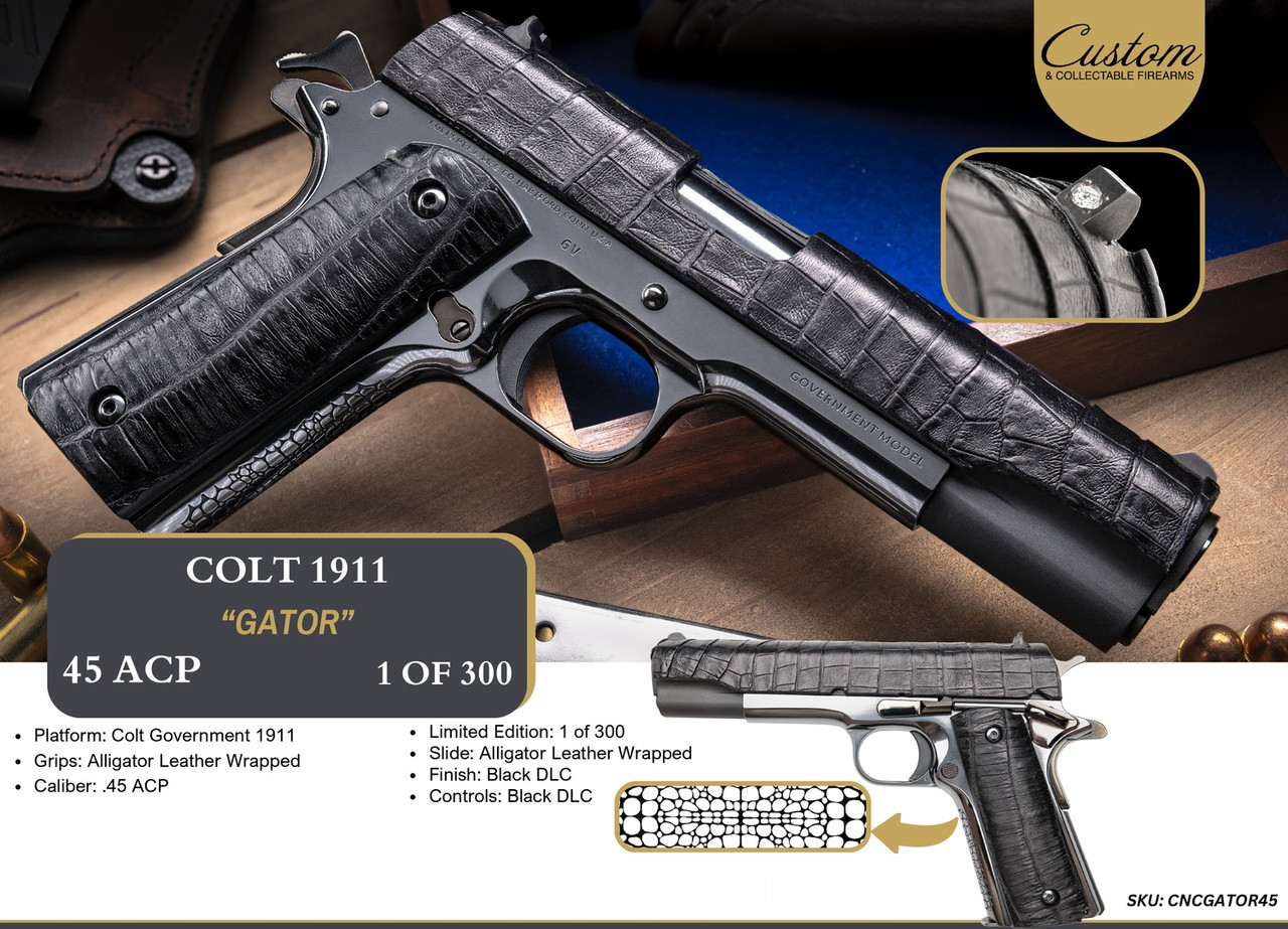 CNC Colt Government Gator Exclusive 1 of 300 45 ACP 5