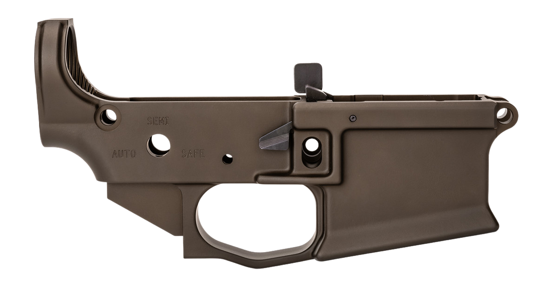 Griffin Armament MK2 Stripped Lower Receiver Aluminum Terra Brown