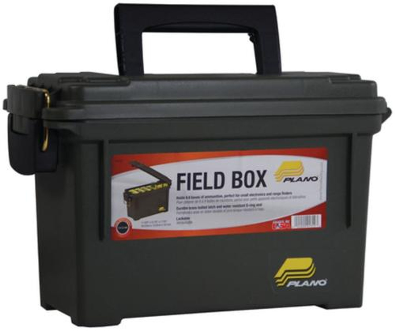 Plano 131200 Ammo Can, 6-8 Boxes, O-Ring, Water-Resistant, Polyethylene OD  