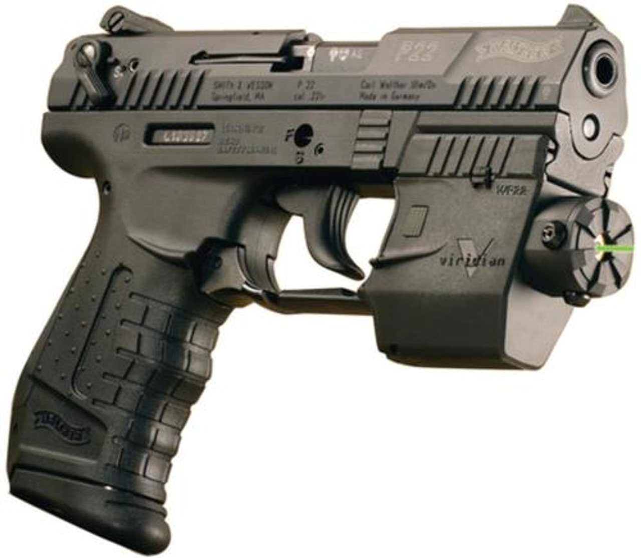 walther p22 green laser sight