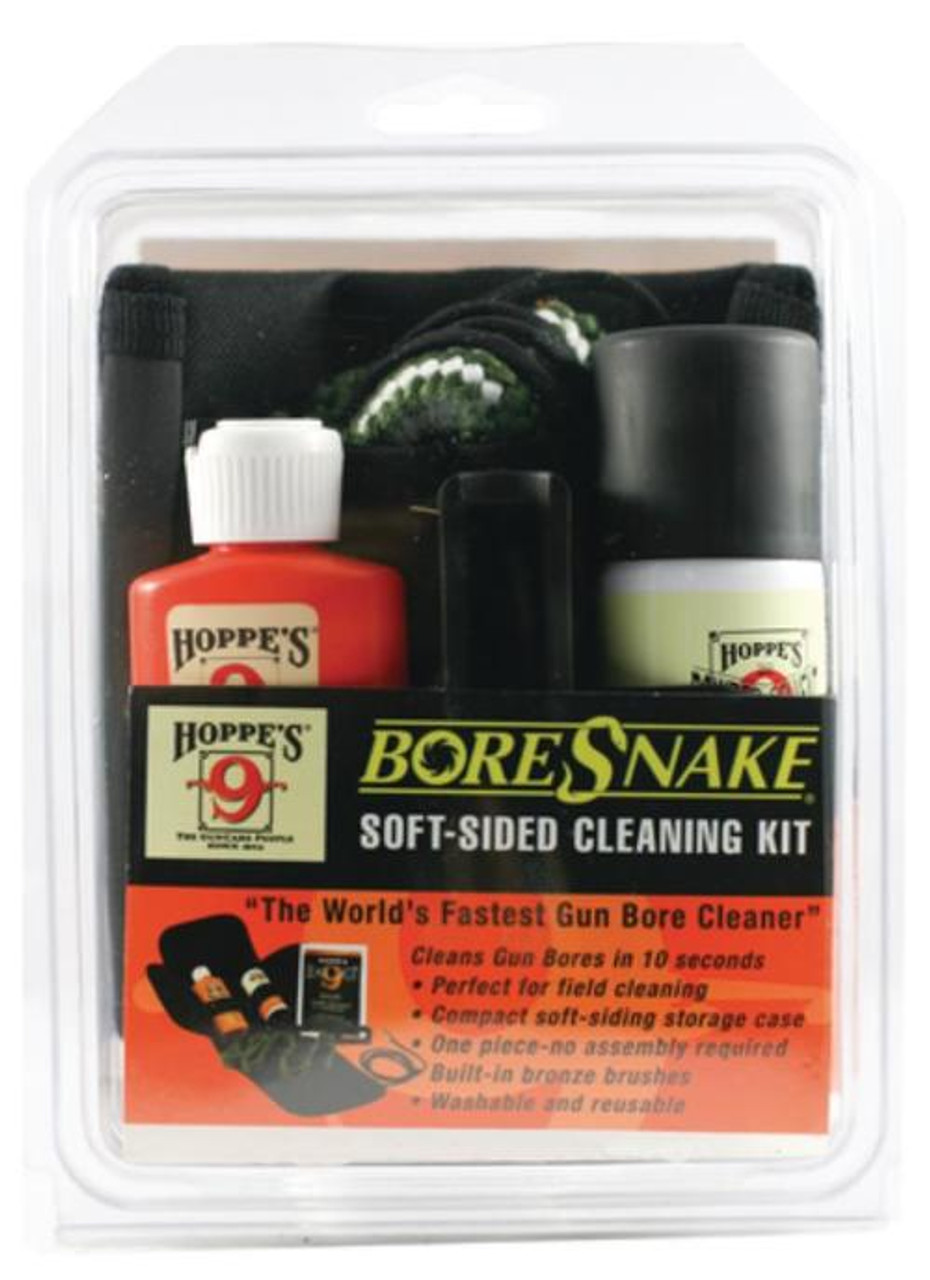 Hoppe S Boresnake Soft Sided Gun Cleaning Kit 22 Caliber