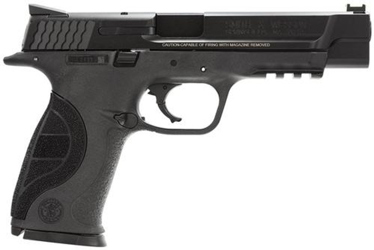 Smith And Wesson Mandp 9 Pro Series 9mm 5 Barrel Fiber Optic Sights 17 Rd Mag Impact Guns 3331