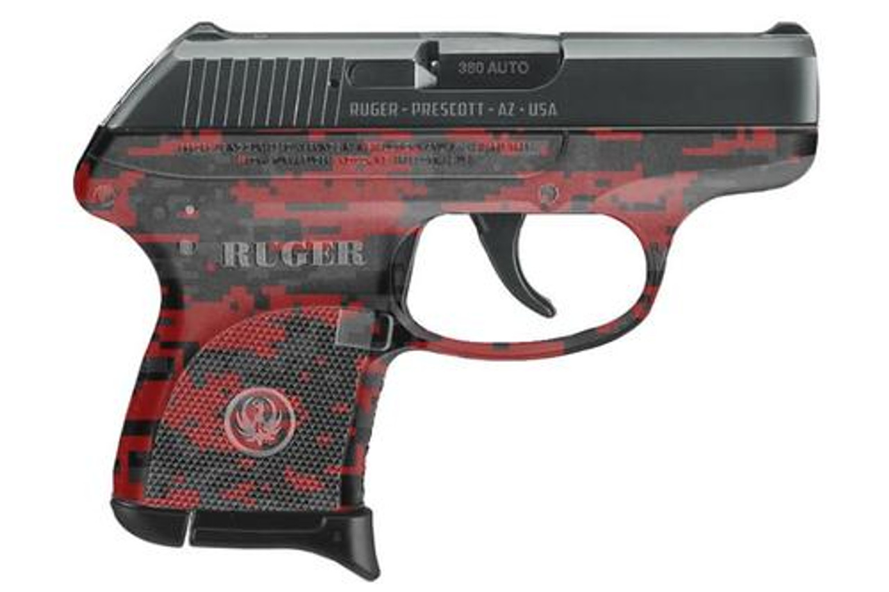 Ruger Lcp 380 Acp Red Digital Camo Frame 275 6 Rd Impact Guns 6202