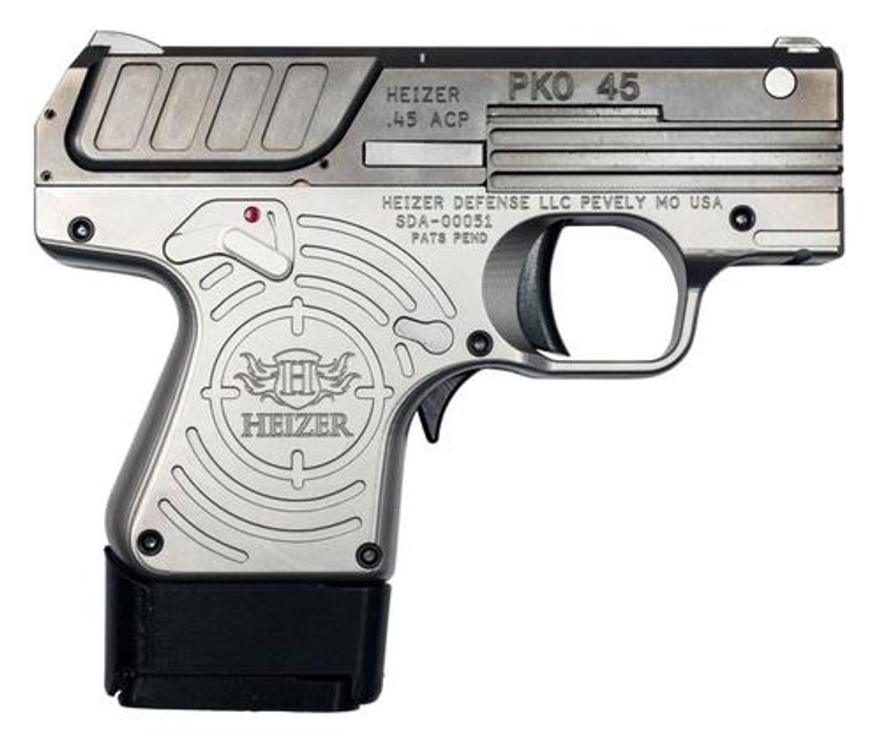 Heizer PKO45 ACP, 2.75 Barrel, 5rd, Gray Frame - Impact Guns