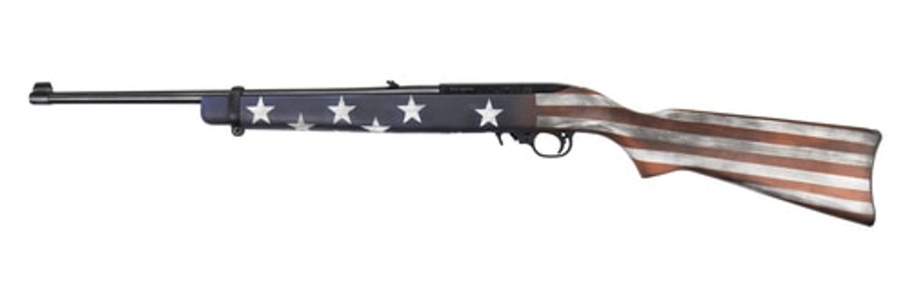 ruger 9mm rifle american flag