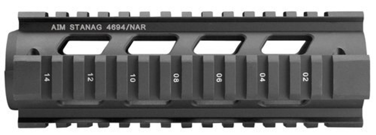 aim sports ar-15 drop-in quad rail handguard aluminum