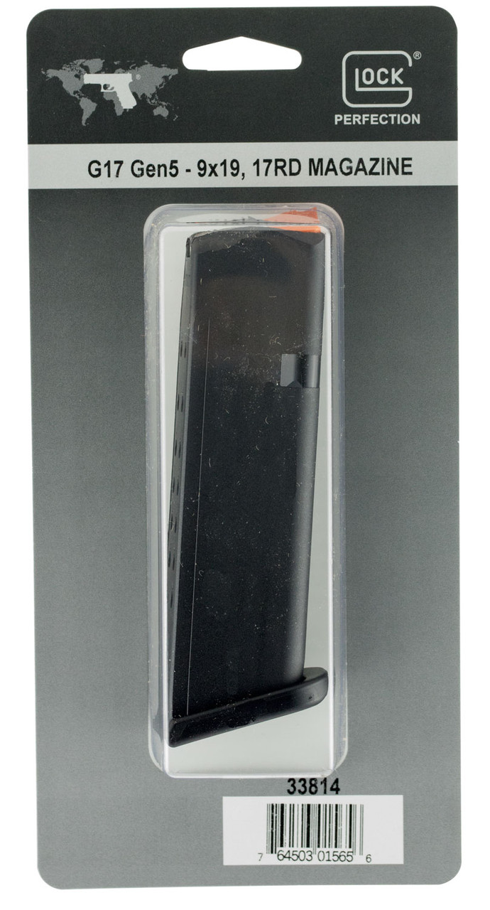 Glock 17/34 Gen5 Magazine 9mm, Polymer, Black,17rd - Impact Guns